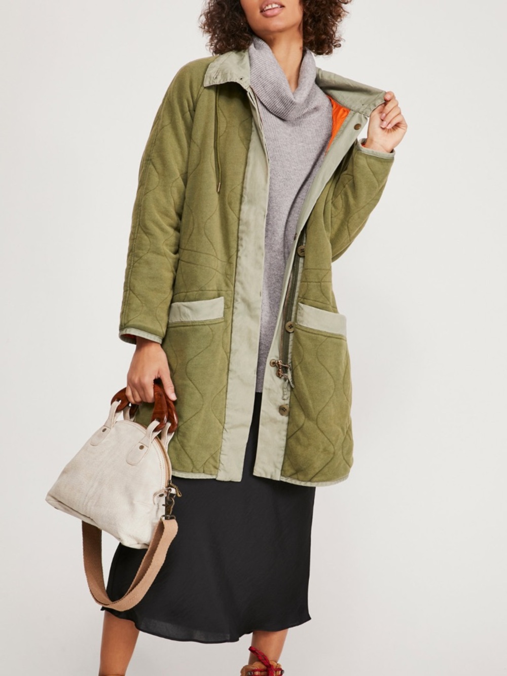 FREE PEOPLE Puffed Out Reversible Dolman Jacket XS
